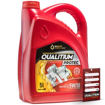 Масло QUALITIUM PROTEC 5W30 5L + Підвіска