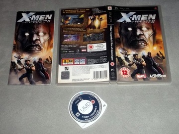 X-Men LEGENDS II RISE of the APOCALYPSE PSP уникальный 3XANG RPG hack & slash