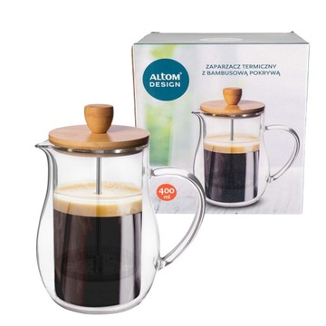 Термальна кавоварка для заварки чаю French Press Altom Design 450 мл