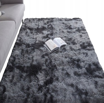 Плюшевий килим м'який плюшевий волосатик 80x150