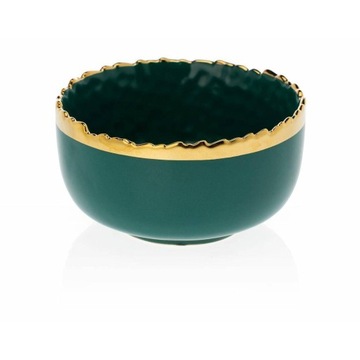 Салатница блюдо 15 см круглая чаша Green Gold