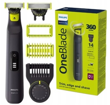 ONEBLADE PRO 360 ТРИМЕР ДЛЯ БОРОДИ БРИТВА ДЛЯ БОРОДИ ДЛЯ ТІЛА PHILIPS