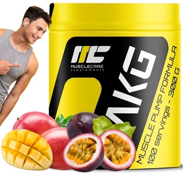 Aakg L-аргінін перед тренуванням Mango Maracuja Muscle Care 300g