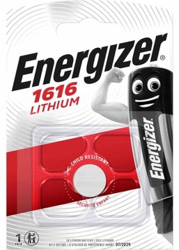 батарея CR1616 ENERGIZER 1616 3V литиевая