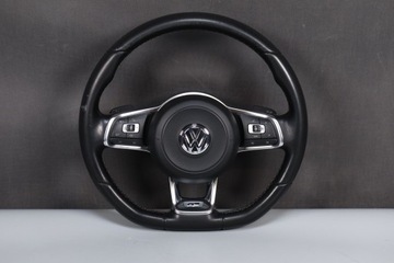 Руль кожаный многофункциональный VW Golf VII R R-LINE (13-)