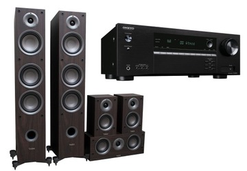 КОМПЛЕКТ ONKYO TX-SR494 + TAGA HARMONY TAV-507 WENGE