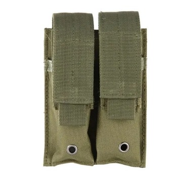 Подвійний Чохол MOLLE для 2 пістолетних магазинів зелений (olive green)