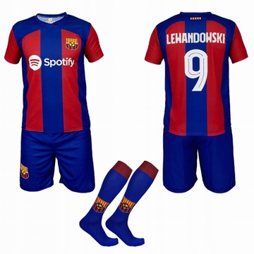 Футбольна форма Lewandowski Barcelona + гетри 164