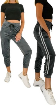 Велюровые брюки серый lampas велюр женские S / M
