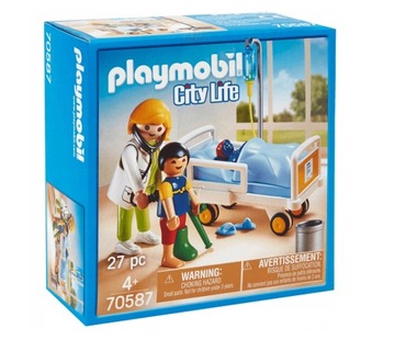 Klocki Playmobil City Life 70587 Lekarz 27 elemen