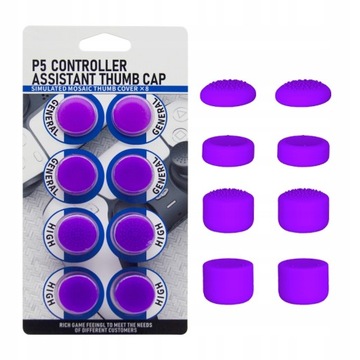 Набір з 8 накладок для аналогових джойстиків для PS5 PS4 Xbox 360 [FIO]