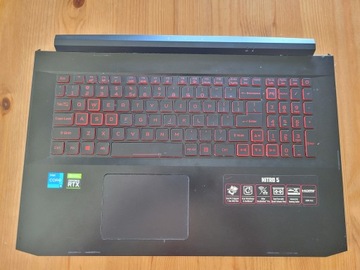 Верхний корпус palmrest клавиатура Acer AN517-53