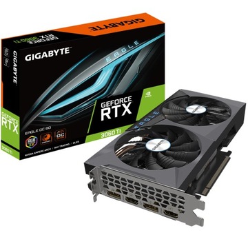 Видеокарта Gigabyte RTX 3060 Ti Eagle OC 2.0 8 ГБ LHR