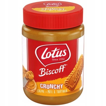 Крем для печива Lotus Biscoff Crunchy spreading cookies 380 г