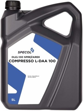 МАСЛО SPECOL COMPRESSO L-DAA 100 5L / ДЛЯ КОМПРЕСОРІВ / PN-91 / C-96073, ISO 6743