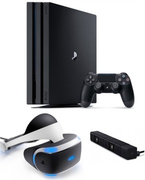 КОМПЛЕКТ КОНСОЛИ PLAYSTATION 4 PRO 1 ТБ +ОЧКИ VR PS4