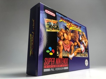 Street Fighter II Turbo-Nintendo SNES-змінна коробка / Repro Box