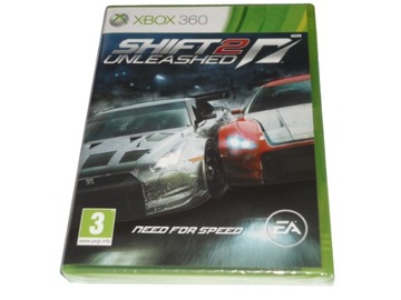 X360 NEED FOR SPEED SHIFT 2 UNLEASHED UK субтитри гонки XBOX новий