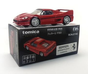 TOMICA FERRARI F50 1/62 # 06 метал