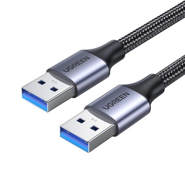 Ugreen кабель кабель USB-USB 3.0 5Gb / s 2M сірий (US373)