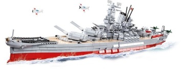 Строительные блоки маленькая армия военный корабль Yamato 4832 COBI