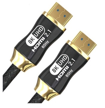 Твердый кабель соединение HDMI-HDMI 2.1 оплетка 8К 4К 120Гц консоль 5М
