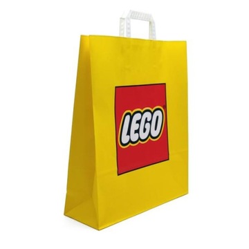 LEGO подарунковий паперовий пакет розмір M 34x41x10cm міцний