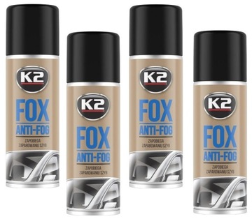 K2 Fox анти-туман препарат спрей Антипара предотвращает испарение стекол 150мл