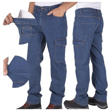 штани чоловічі джинси карго плюс розмір роботи 48