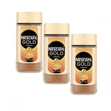 Nescafe золото растворимый кофе 3x 200 г jar