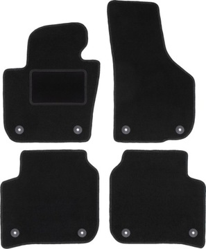 килимки чорні для: Skoda Superb II седан, Універсал 2008-2015