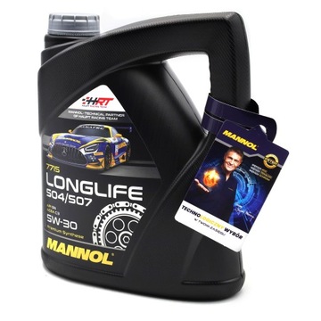 Масло Mannol OEM Longlife 5W30 4L 504.00 507.00 VW