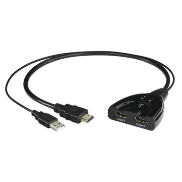 ХАМА HDMI СПЛІТТЕР 1X HDMI РОЗ'ЄМ 2X HDMI РОЗ'ЄМ