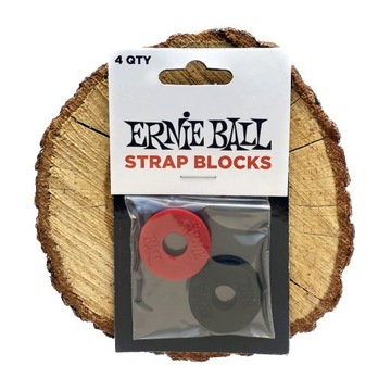 Ernie Ball Strap Blocks черный / красный зажимы для ремня