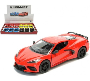 Автомобиль Chevrolet Corvette 2021 года в масштабе 1:36