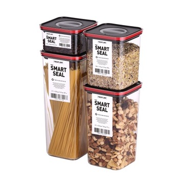Набор контейнеров для упаковки пищевых продуктов NEOFLAM Smart Seal 4 шт.