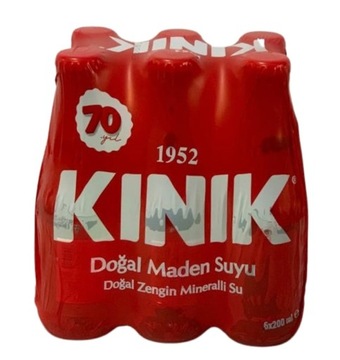 Минеральная газированная вода 6x200ml Kinik