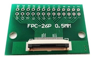 FPC / FFC 0,5 мм 26-контактный разъем адаптера для DIP