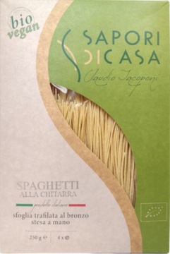 Спагетті веганські біо Алла Чіттарра з твердою пшеницею італійська паста