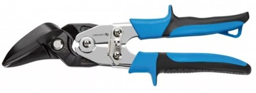Ножиці для листового металу 250 мм, вигнуті, ліві, CrMo HT3B504