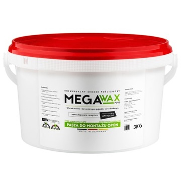 MEGA WAX 3KG MADE IN GERMANY STIX МОНТАЖНАЯ МАЗЬ ДЛЯ ЗАМЕНЫ ШИН