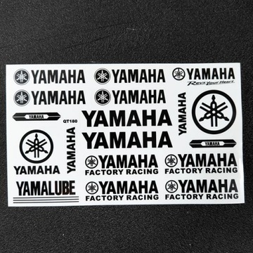 QT180 Blackoriginal баннер Yamaha наклейка мотоцикл письмо логотип эмблема