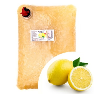Лимонний сік 100% NFC / вичавлений лимон 5л
