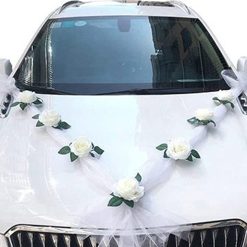 Свадебное украшение автомобиля авто украшения для свадьбы
