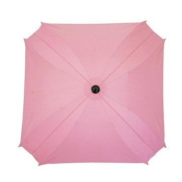 Універсальний квадратний парасольку для коляски рожевий УФ
