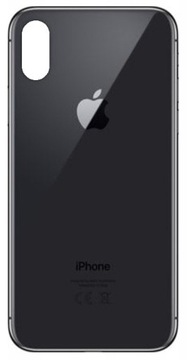 Задня кришка iPhone X чорний чорний великий вушко