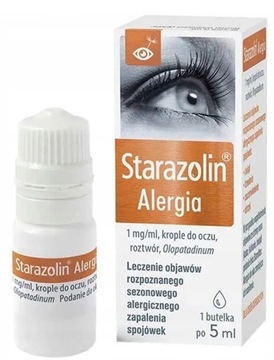 Starazolin аллергия глазные капли 5 мл