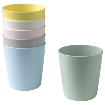 IKEA KALAS пастельные чашки для детей 6 штук