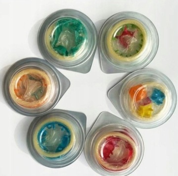 5 шт. гранульовані коралові презервативи