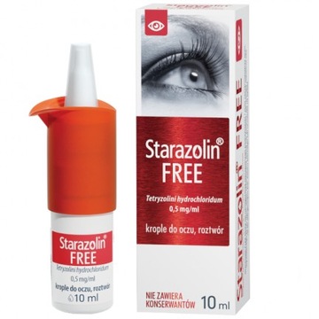 Starazolin Free 0,5 мг / мл, глазные капли, 10 мл, P